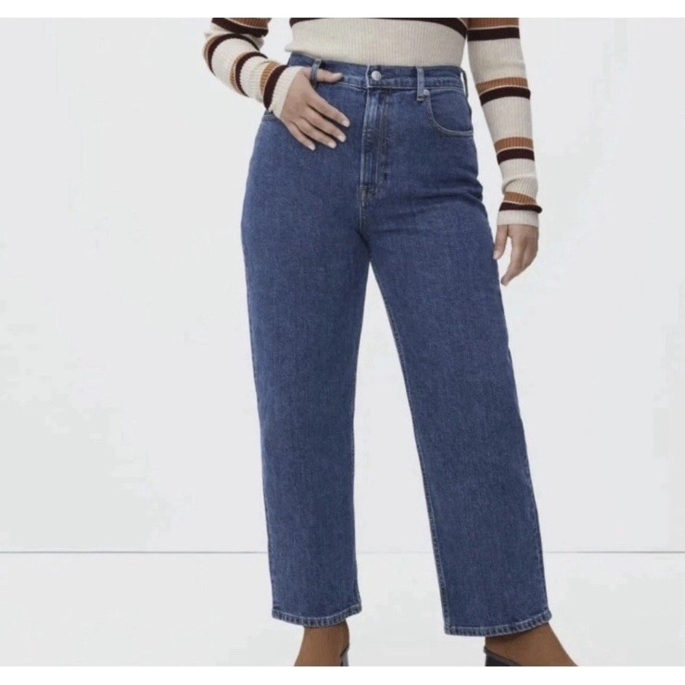 EVERLANE The Way High Jean  Organic Cotton Women Size 31R‎ EUC
